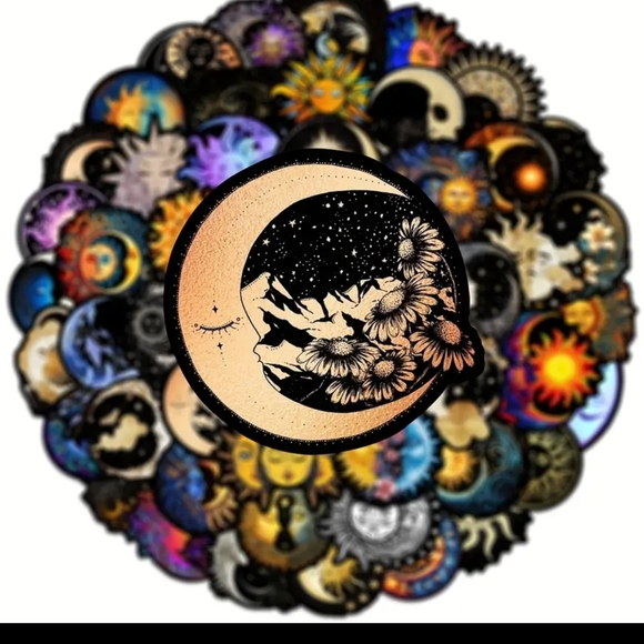 Colorful Celestial Sticker Set - Picture 3 of 5